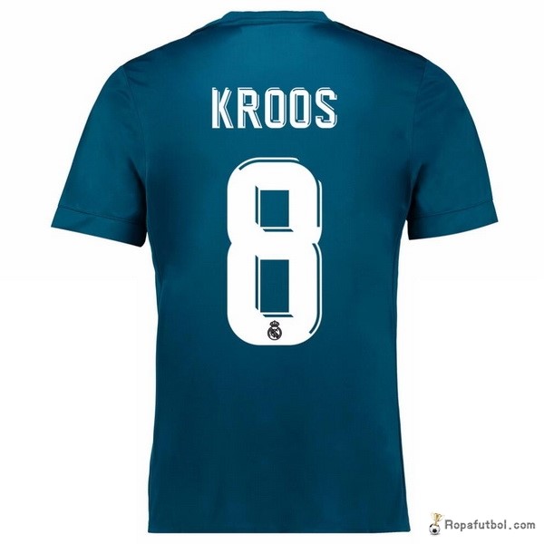 Camiseta Real Madrid Replica Tercera Ropa Kroos 2017/18